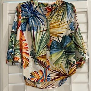 Chico’s Tropical Blouse
